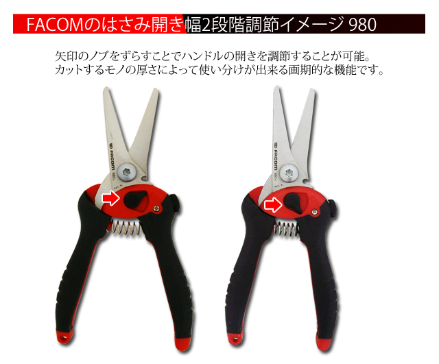 FACOM 980シリーズの開きの違い!