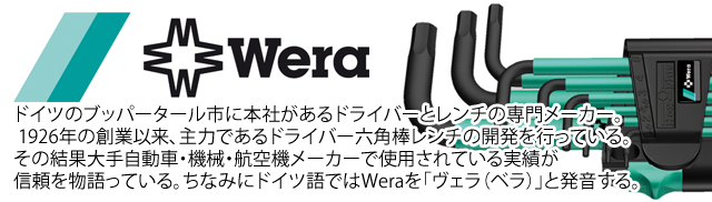 Wera社の社歴